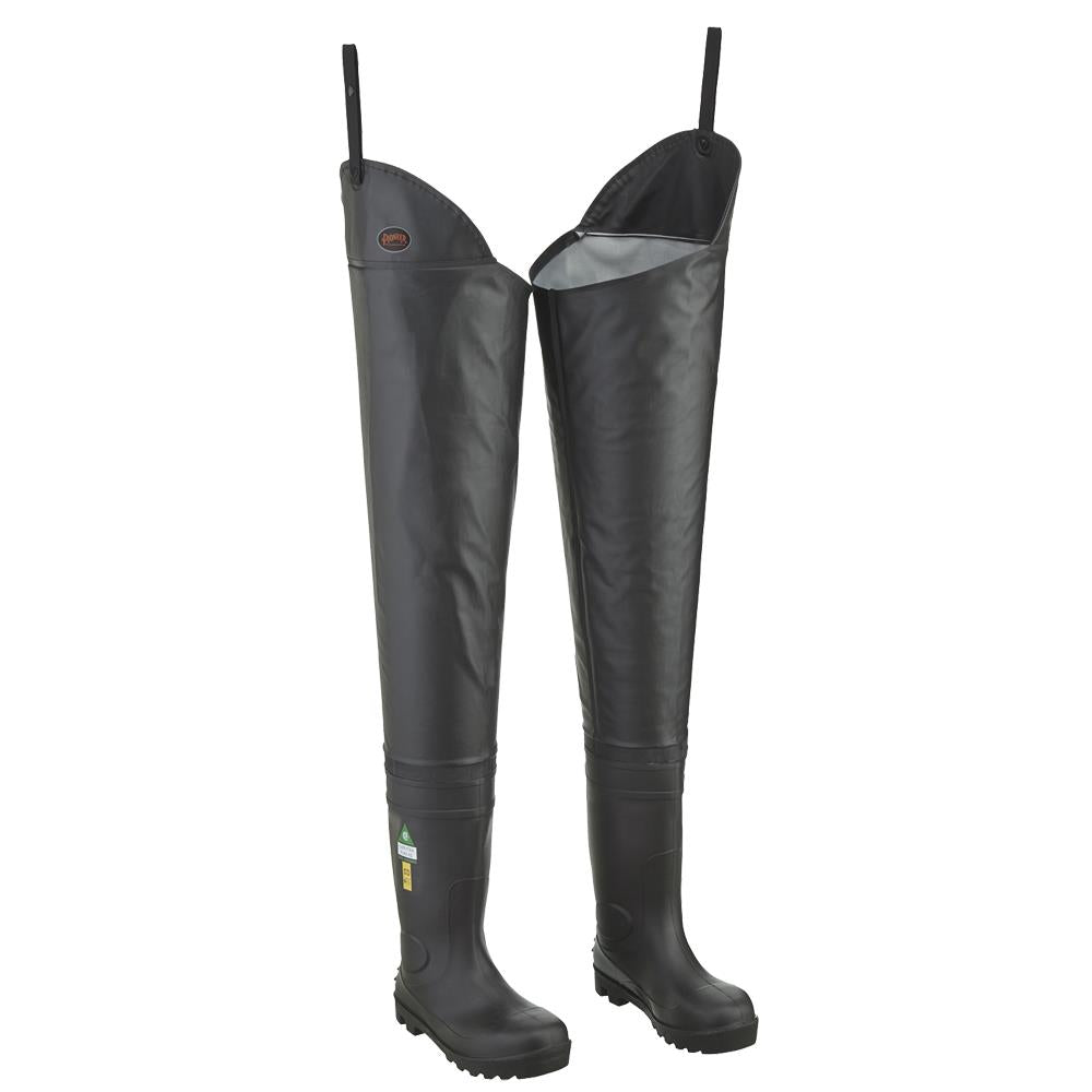 Waders avec embout en acier, noir, SZ : 12