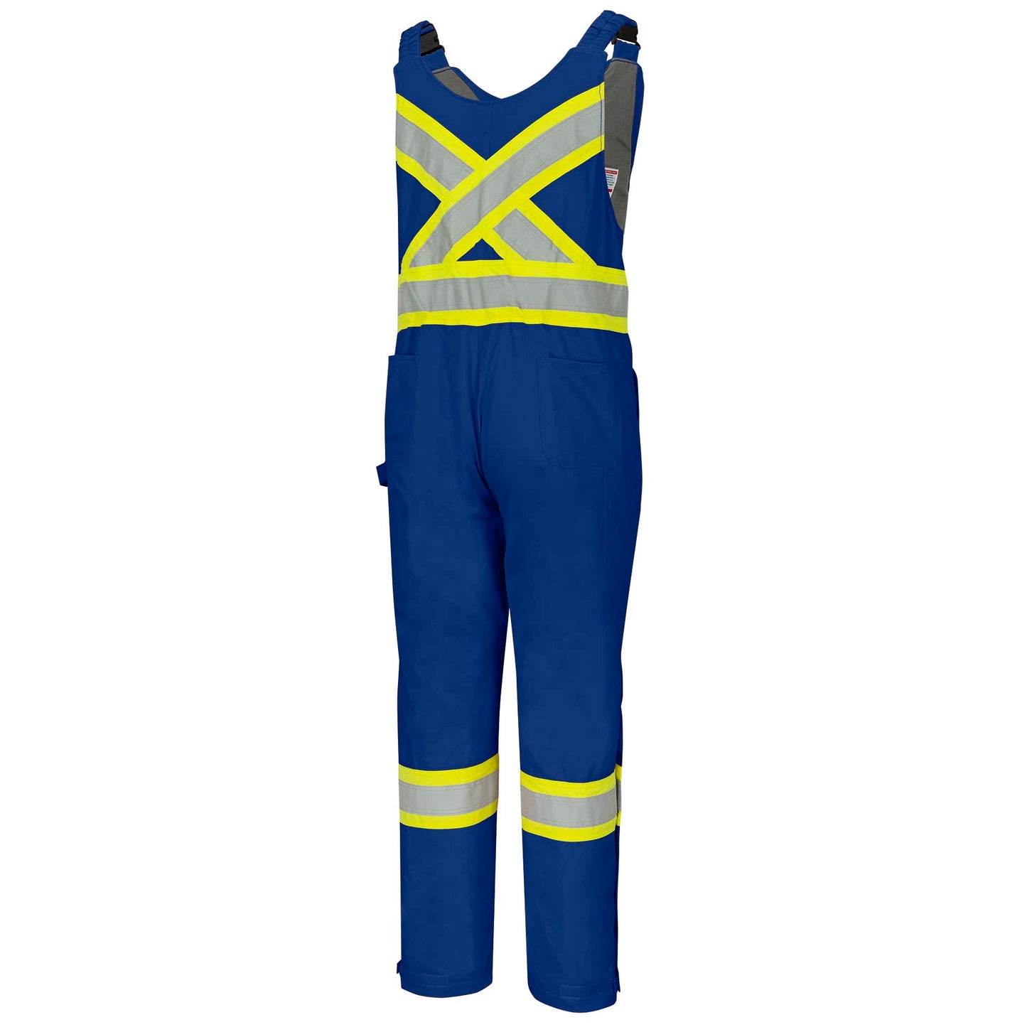 Combinaison de sécurité matelassée en coton ignifuge haute visibilité, bleu roi, SZ : XL