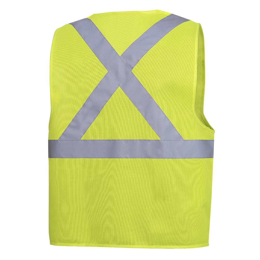 Hi-Viz Safety Vest with 2", Yellow, SZ: 2XL
