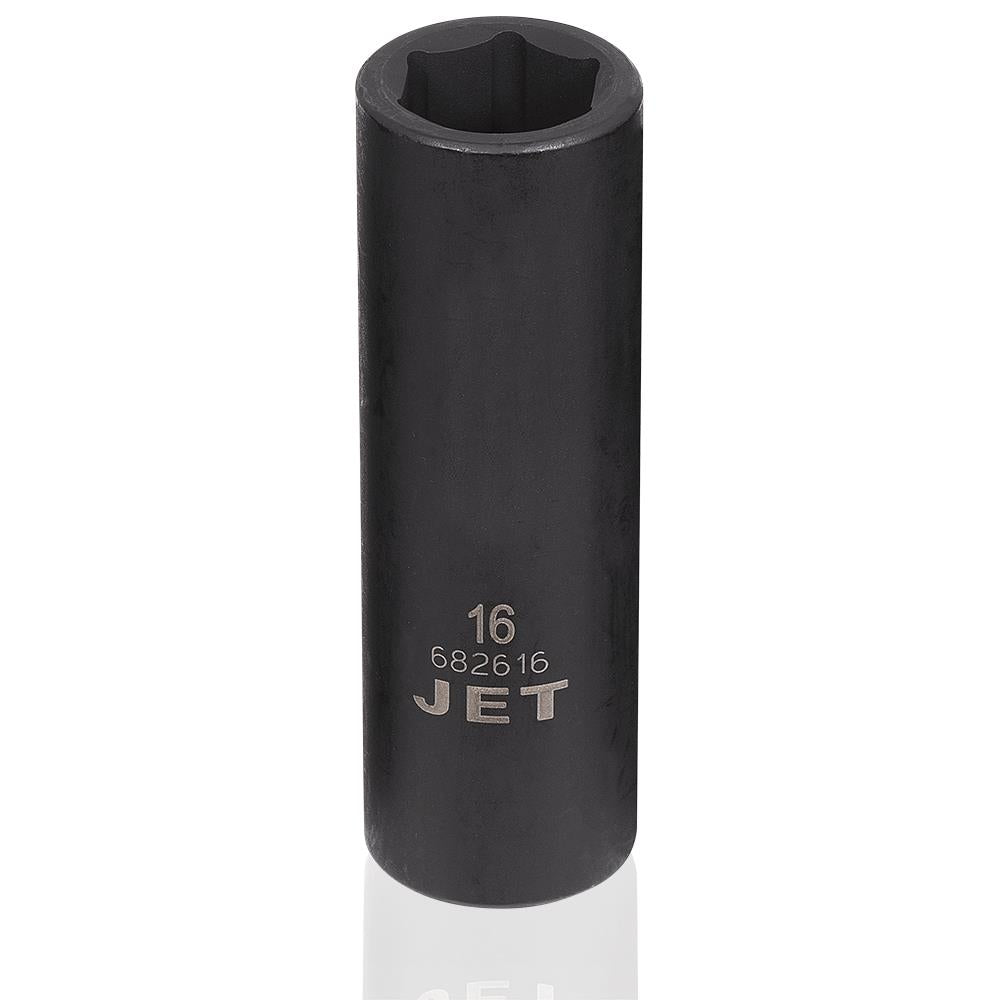 JET 12 PC 1/2" DR Deep Metric Impact Socket Set - 6 Point