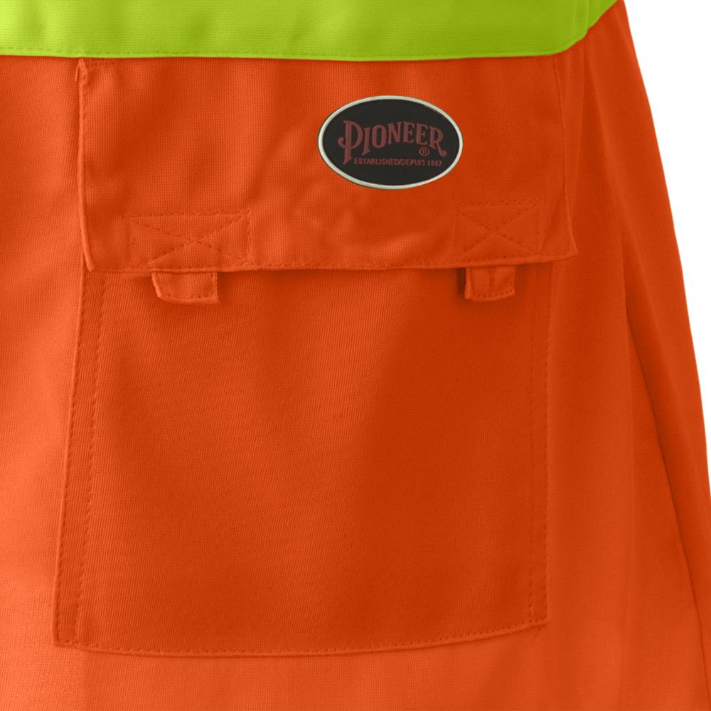 Women's Safety Vest Tricot Poly Interlock, Orange, SZ: XS