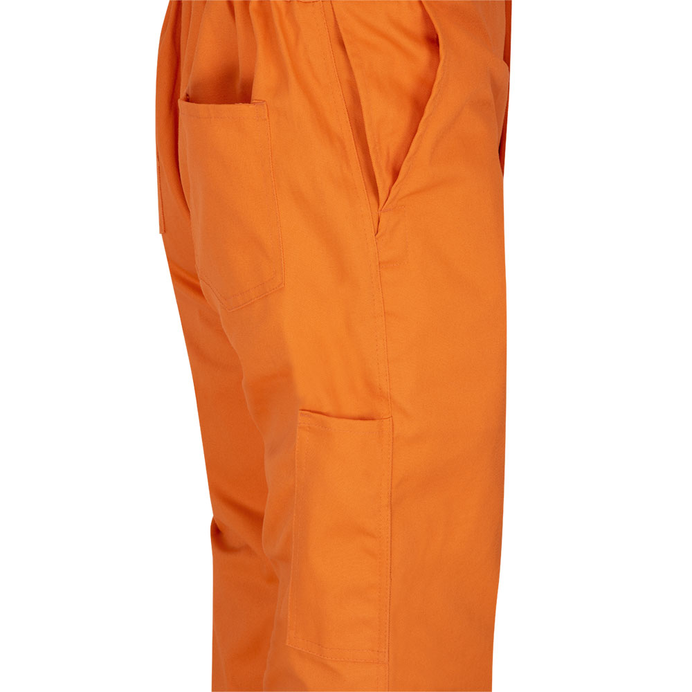 Combinaison de sécurité homologuée FR/ARC, 100 % coton, orange, taille : 64 grande taille