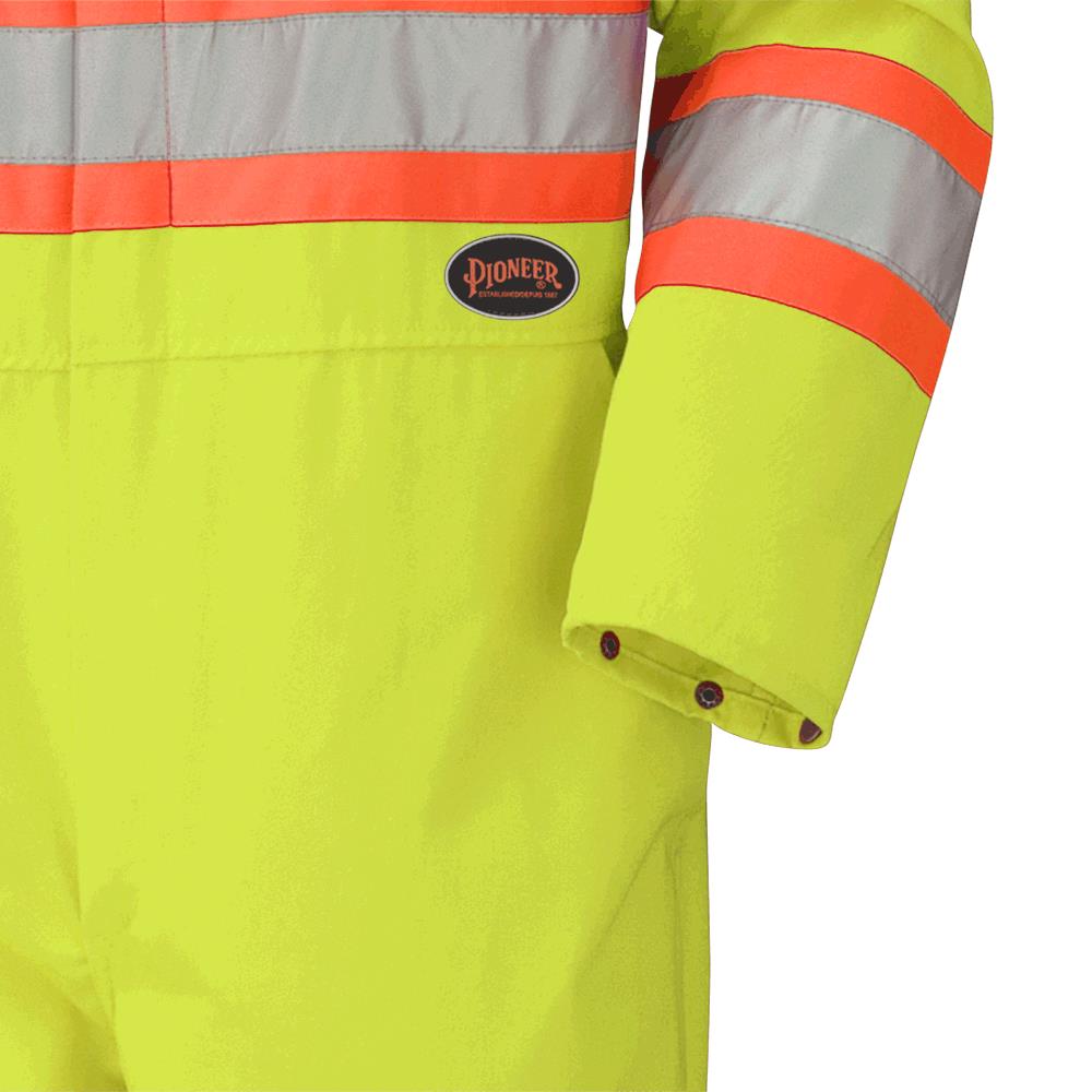 Safety Coverall, Polyester/Cotton, Yellow, SZ: 52