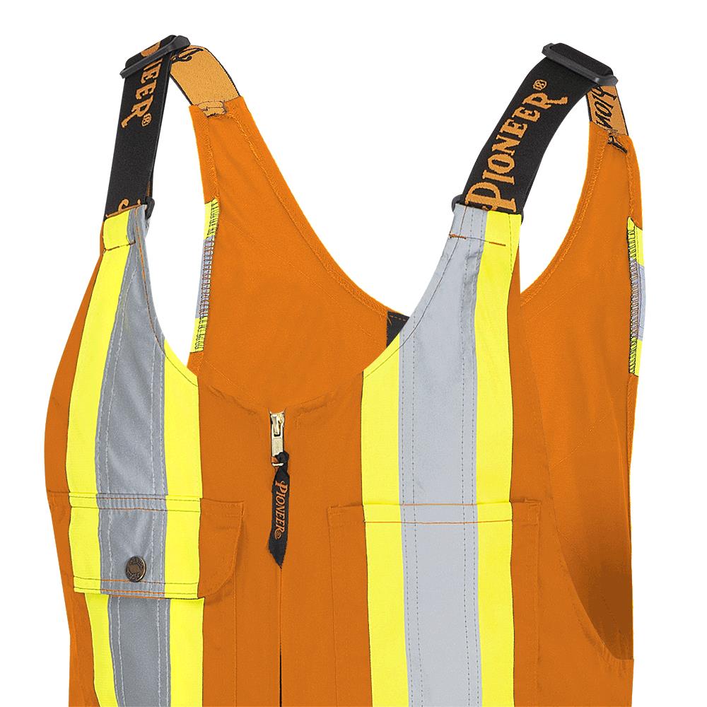Salopette de sécurité en poly/coton, orange, taille : 46 grande taille