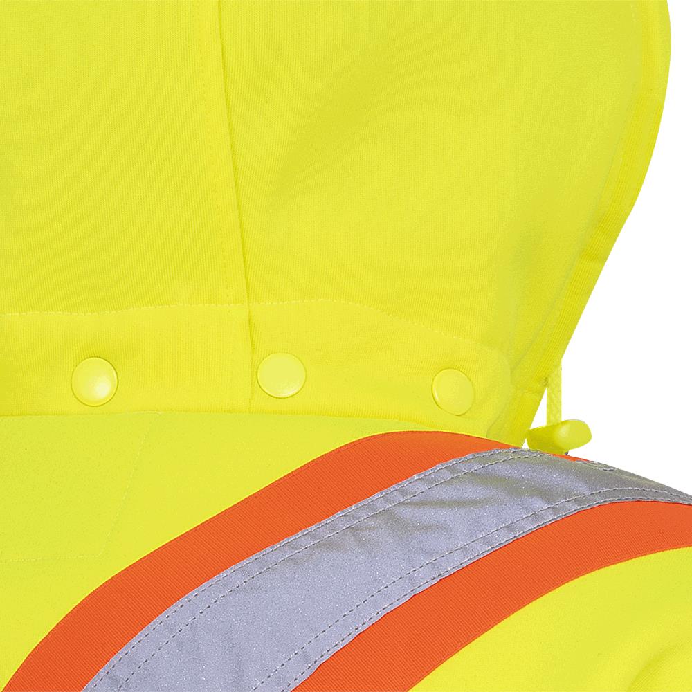 Chandail de sécurité à capuchon, molleton, jaune, GR: XL