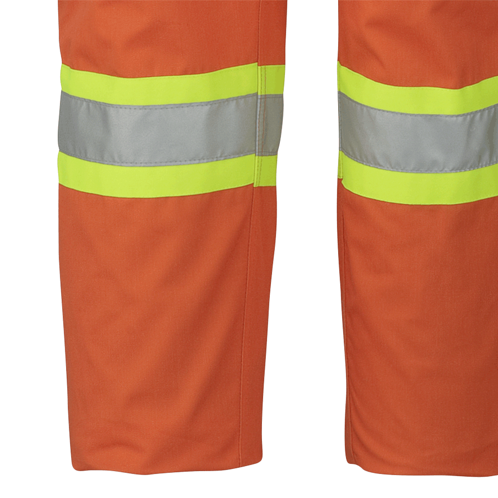 Combinaison de sécurité homologuée FR/ARC, 100 % coton, orange, taille : 64 grande taille