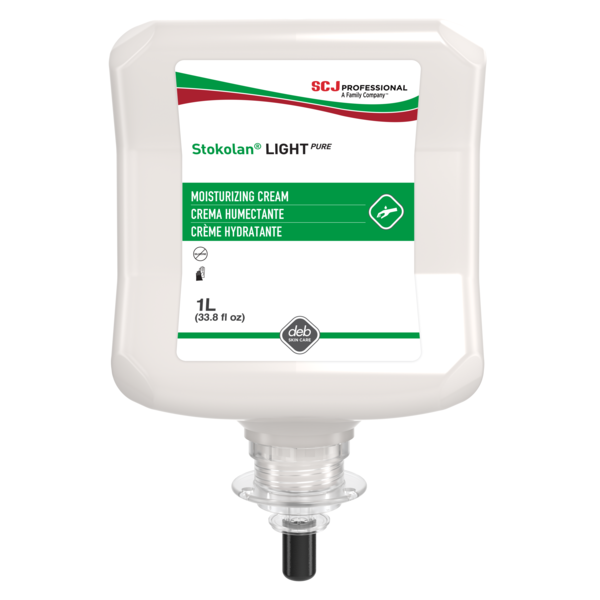 STOKOLAN LIGHT PURE, Crème Enrichissante pour le Conditionnement de la Peau, Crème, 1L