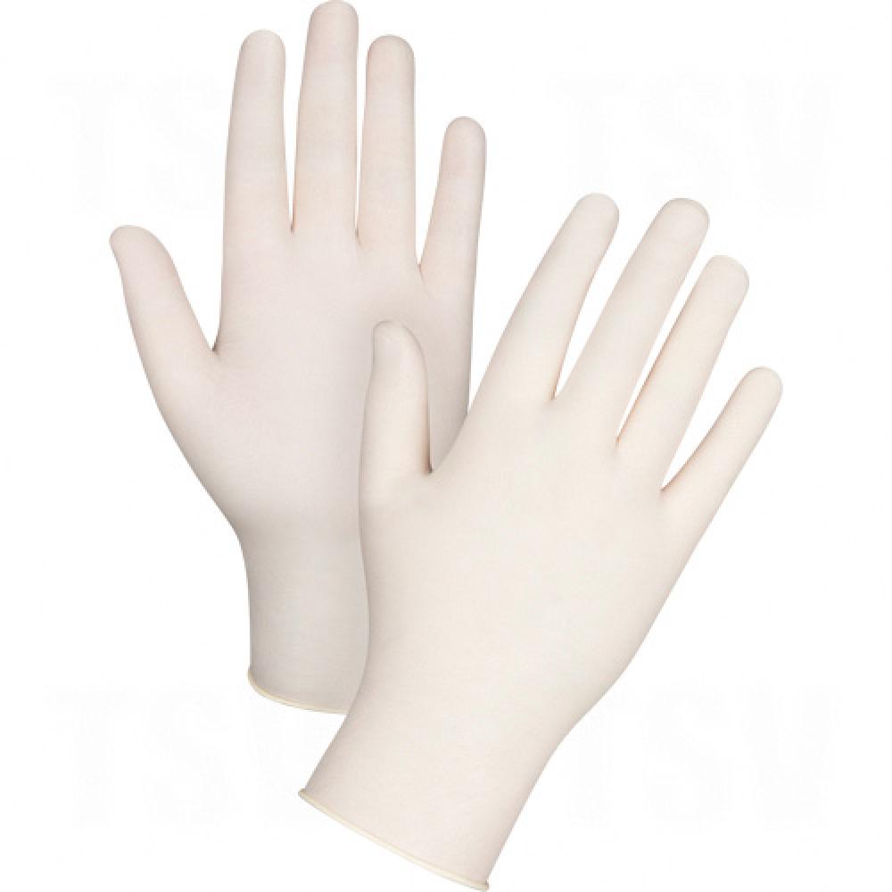 Premium Sensitive Skin Examination Gloves, X-Large, Latex, 4-mil, Powdered, Natural