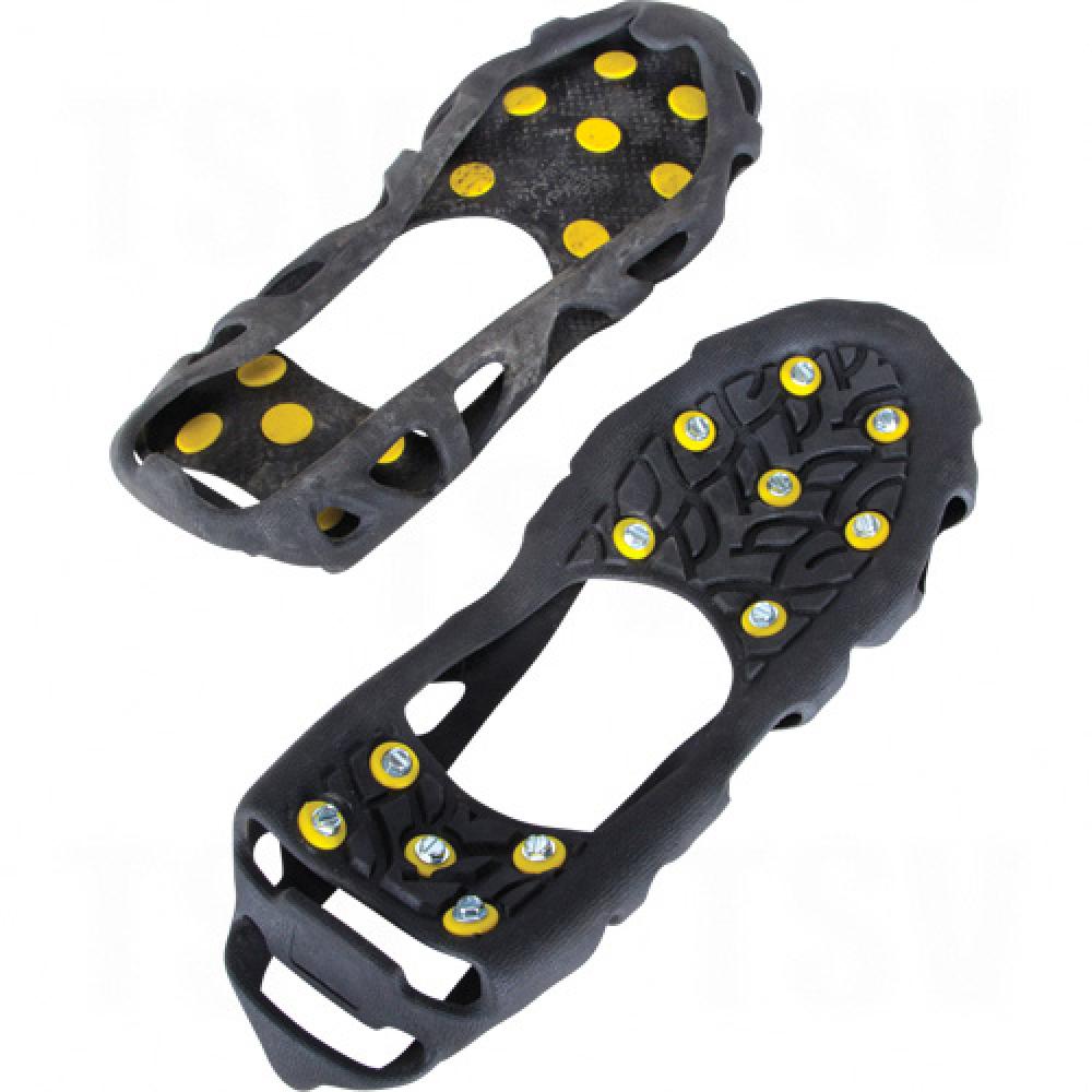 Crampons antidérapants pour glace, robustes, en acier, traction par crampons, très grands