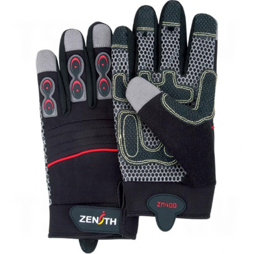 ZM400 Premium Mechanic's Gloves, Synthetic Palm, Size X-Large