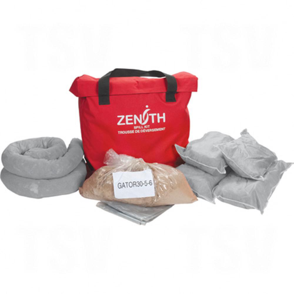 Kit de déversement pour véhicule de service, universel, sac, capacité d'absorption de 10 gal US