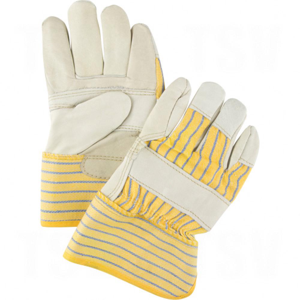 Gants d'installateur doublés d'hiver avec chaleur supérieure, taille L, paume en cuir de vachette pleine fleur, doublure intérieure en Thinsulate