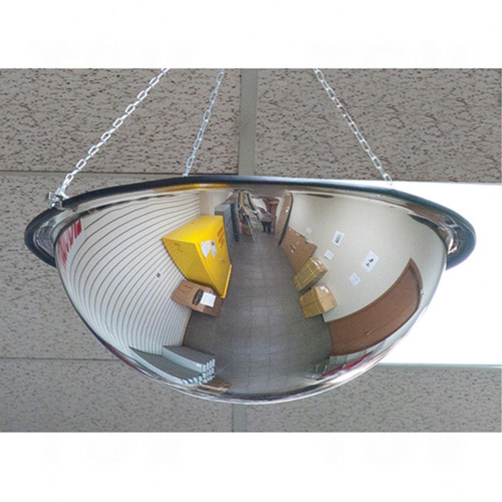 Miroir dôme 360°, dôme complet, dessus ouvert, diamètre 24"