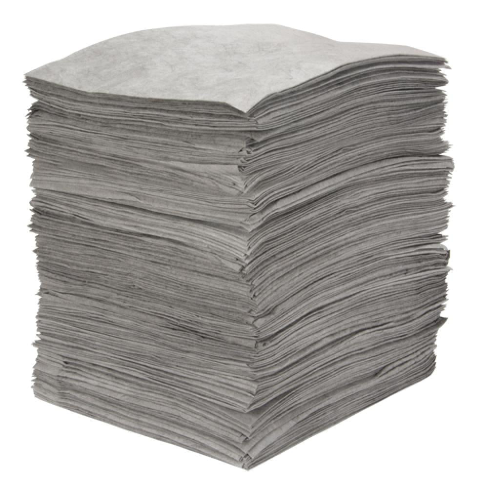 Meltblown Sorbent Pads, Universal, 15" x 18", 30 gal. Absorbancy