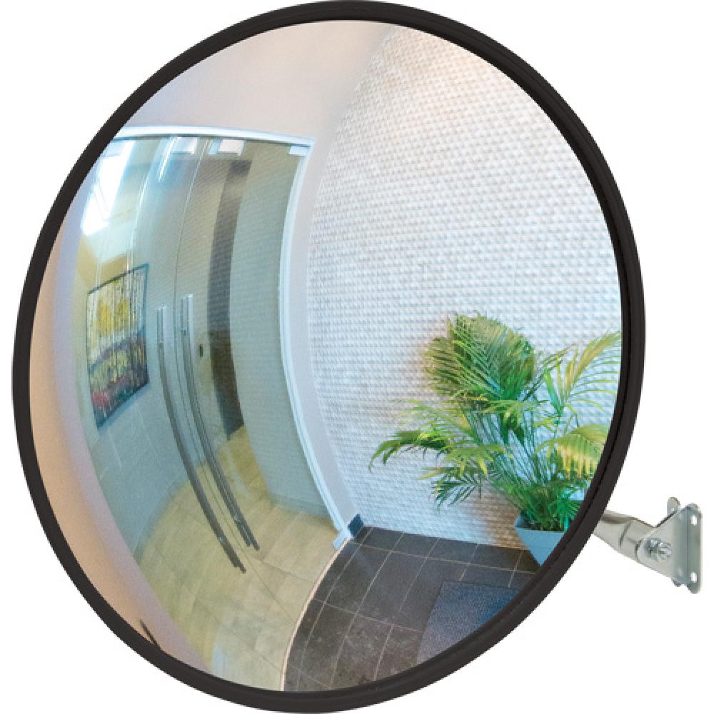 Convex Mirror with Telescopic Arm, Indoor/Outdoor, 26" Diameter