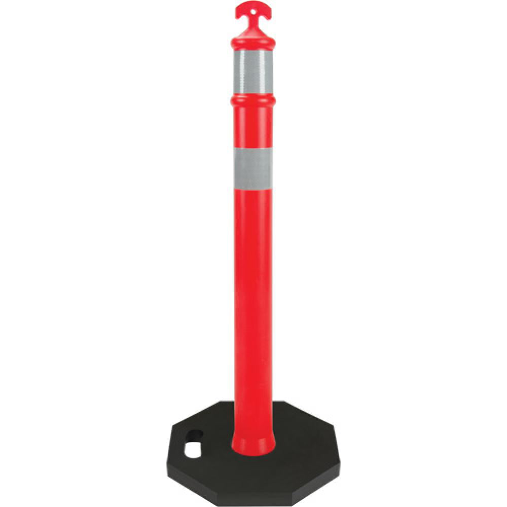 High-Visibility Delineator Post, Orange, 42"