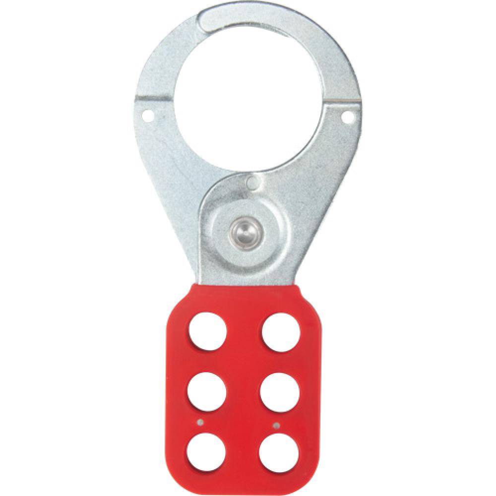 Safety Lockout Hasp, Red, 5" x 1.5"