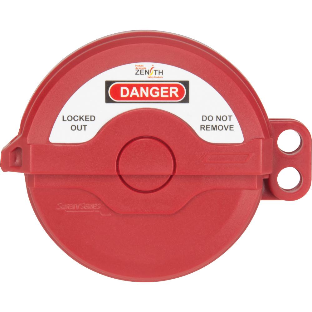 Valve Lockout, Gate Type, Red, Plastic, Nylon, ABS