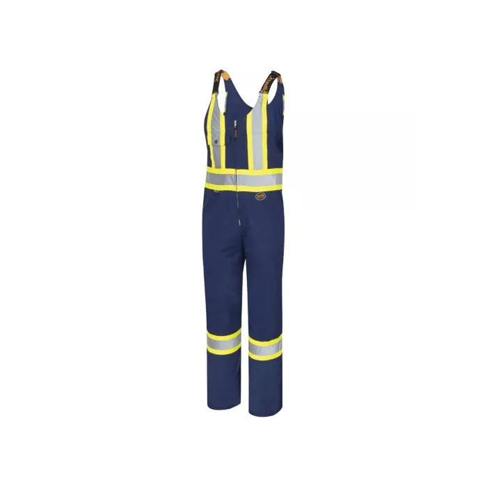 Poly/Cotton Safety Overalls, Marine, SZ: 56 Tall
