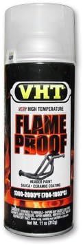 Vht Flameproof™ Coating, Flat White, 11 Oz