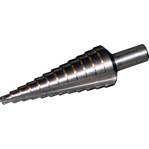 Cle-Line, 118° Step Drill Bit, HSS, 1874 STEP Drill 1/4"-1-3/8" x 1/8"