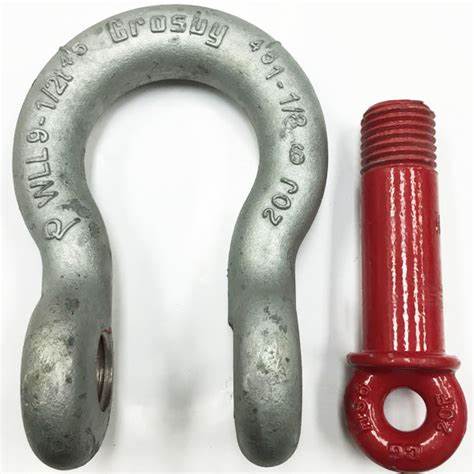Crosby G-209 1-1/8" Screw Pin Anchor Shackle – 9.5 Ton