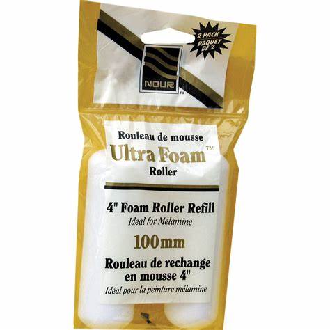 Foam Roller, 4", Pack of 2