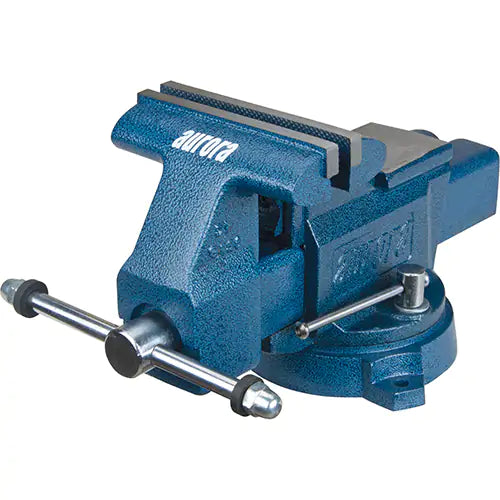 Aurora Vise Workshop Utility, Steel, 6" Jaw, 3.4" Throat
