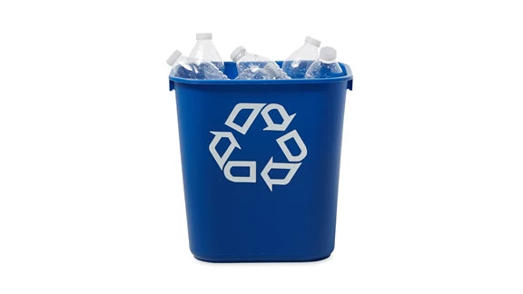 Corbeille de Recyclage, Bleue, Petite, 13 pintes