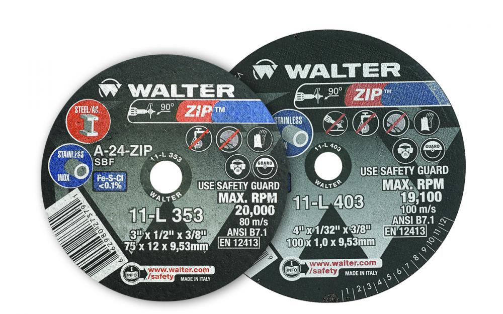 Roue zip c/o, 3 x 1/16 x 1/4".