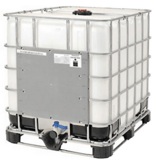 New Tank in Used Galvanised Steel Cage (IBC Tote) - 275 US Gallons /1000 Liters