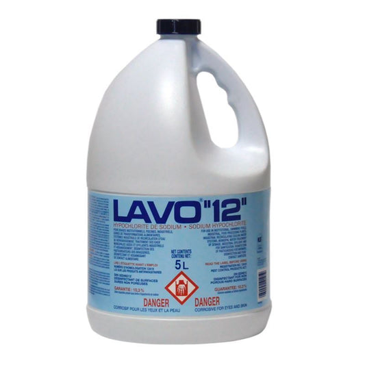 Agent de Blanchiment à Base de 12% d’Hypochlorite de Sodium