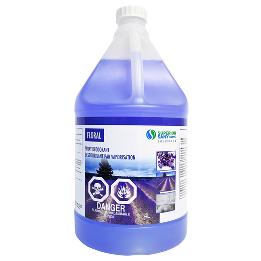 Floral Deodorant, Liquid, Purple, 4L