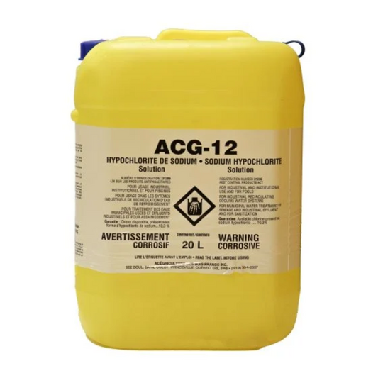 Chlore (Hypochlorite de Sodium) 12 % - 20 L