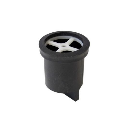 Rubber Sleeve with Gasket Assembly with Metal Insert For 50 Flush Valve Vacuum Breaker, Polished Chrome