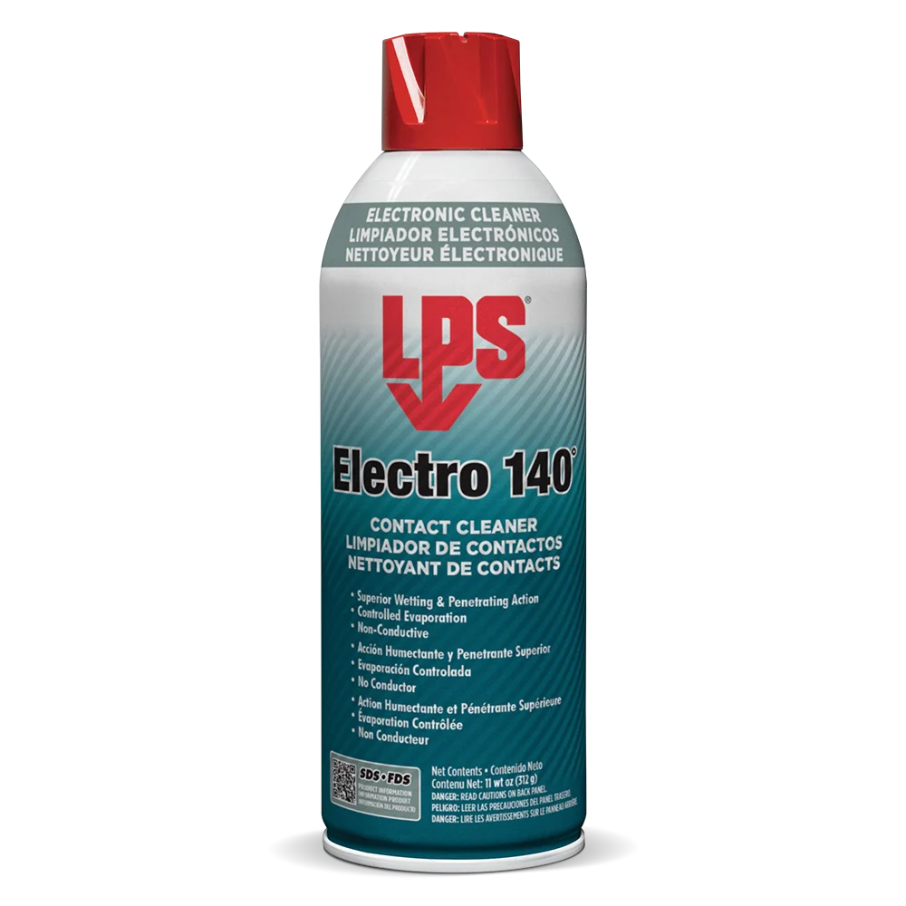 Electro 140° Contact Cleaner, 11 oz, Aerosol Can