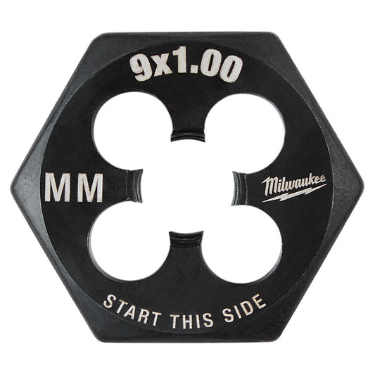M9-1.00 mm 1-inch Hex Threading Die