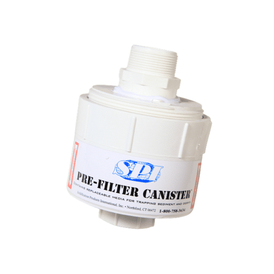 SPI®, PFC-44 Prefilter for PETRO-PIT® filter cartridge, White, Rigid PVC