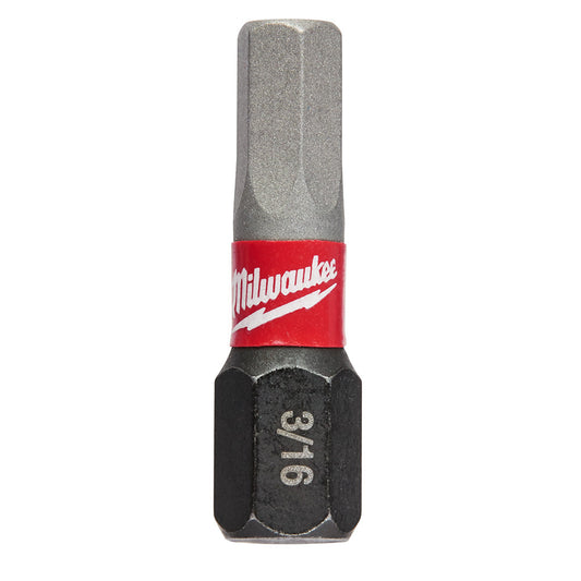 Shockwave™ Impact Hex 3/16 In Insert Bit, 25/PK