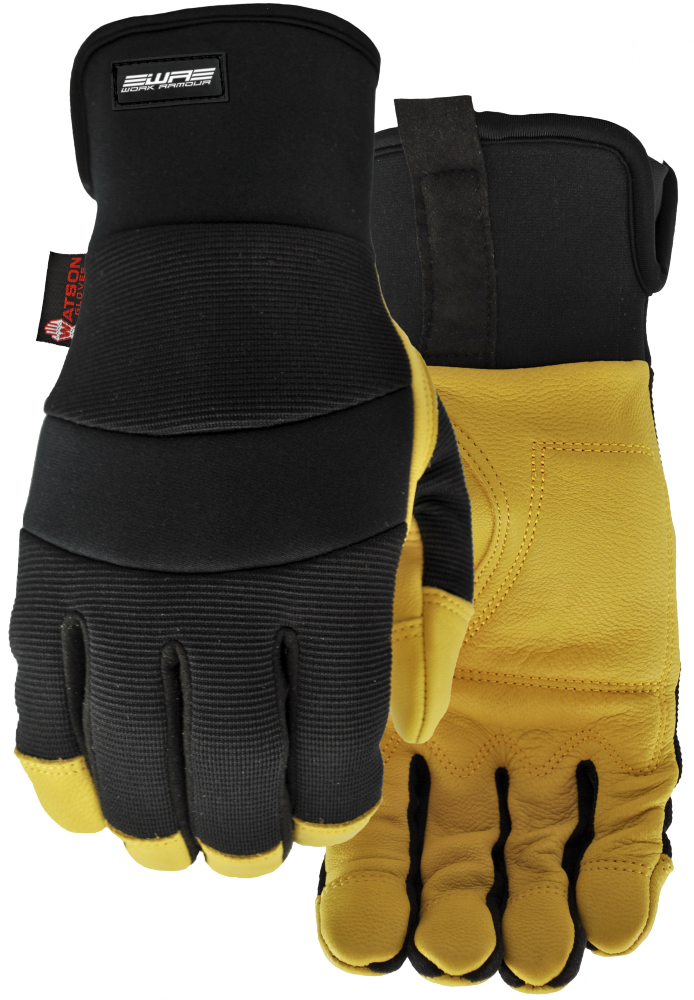 Gants de mécanicien Viper, noir/jaune, 014, SZ: L