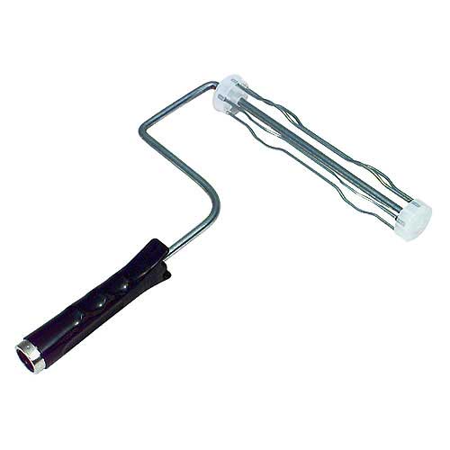 Pro Cage Heavy-Duty Roller Frame, Chrome-Plated Steel, Black, 9 1/2-in L x 1 1/2-in dia, F113