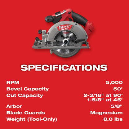 M18™ FUEL 6-1/2 in. Circular Saw"