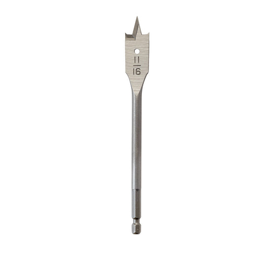 Flat Boring Bit 11/16 In x 6 In