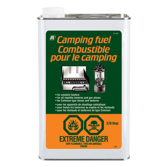 Camping Fuel, White Gas, Naphtha, 3.78 L