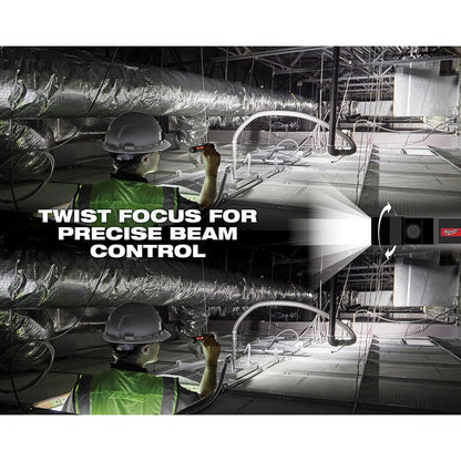 1100L Twist Focus Flashlight