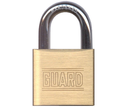 Padlock Guard, Brass, 40mm Body, 7/8" Shackle