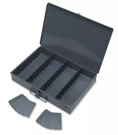 Adjustable Drawer with Latch, 9 Compartments, 13-3/8" x 9-1/4" x 2"