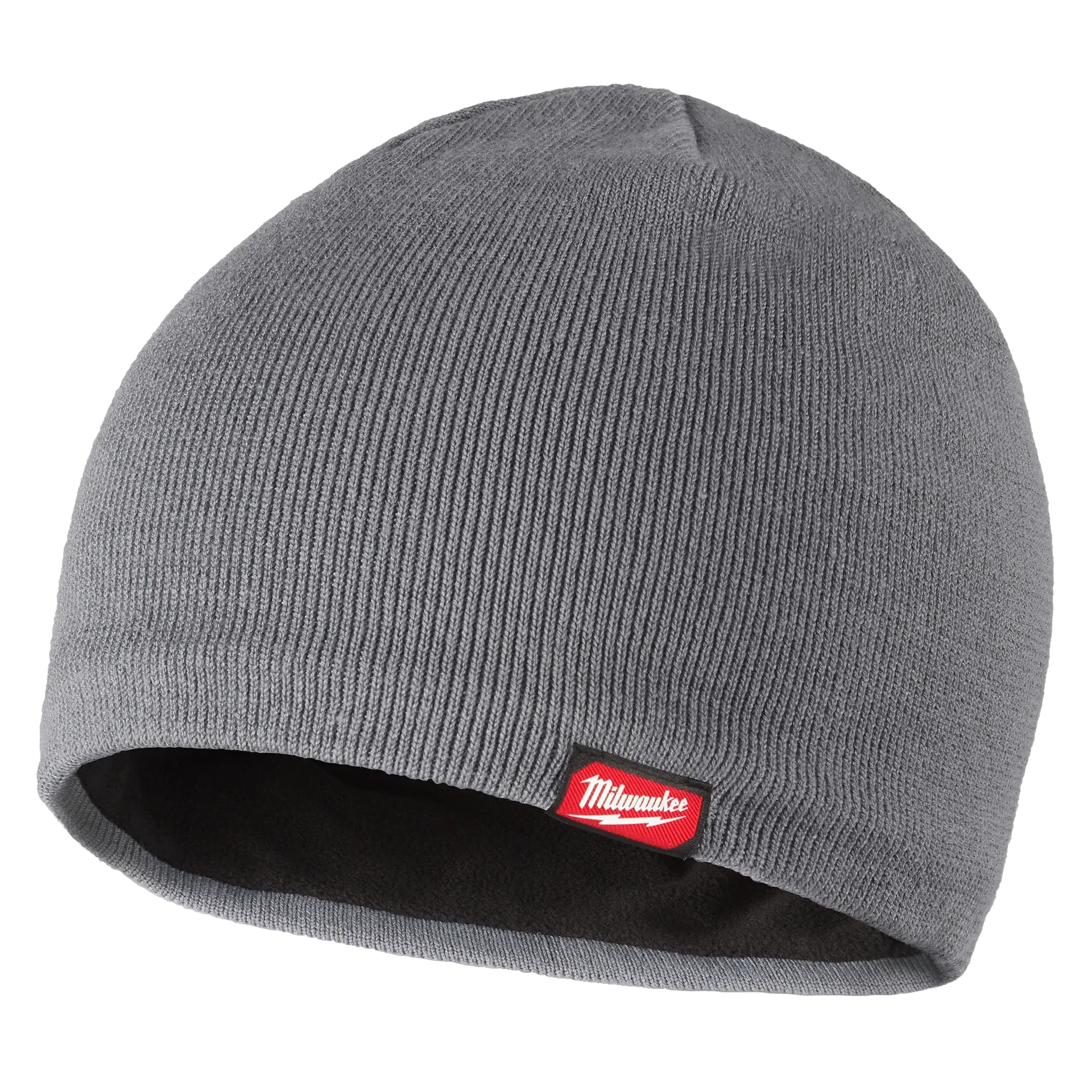 Lined Skull Beanie - Gray Thd