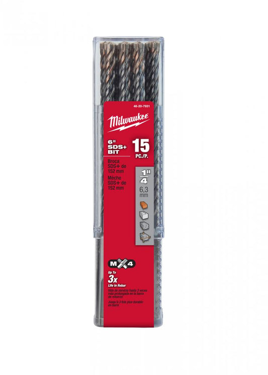 SDS BIT MX4 1/4 in X 6 in