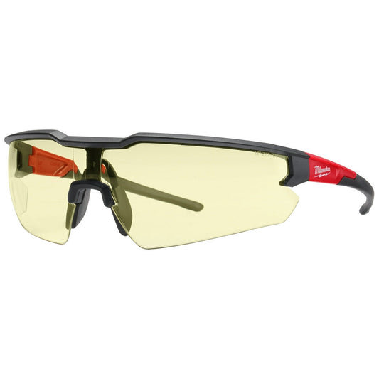 Safety Glasses - Yellow Anti-scratch Lenses, 12/pk